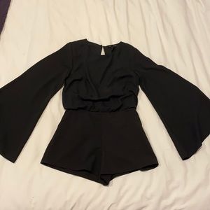 AQUA polyester/spandex romper